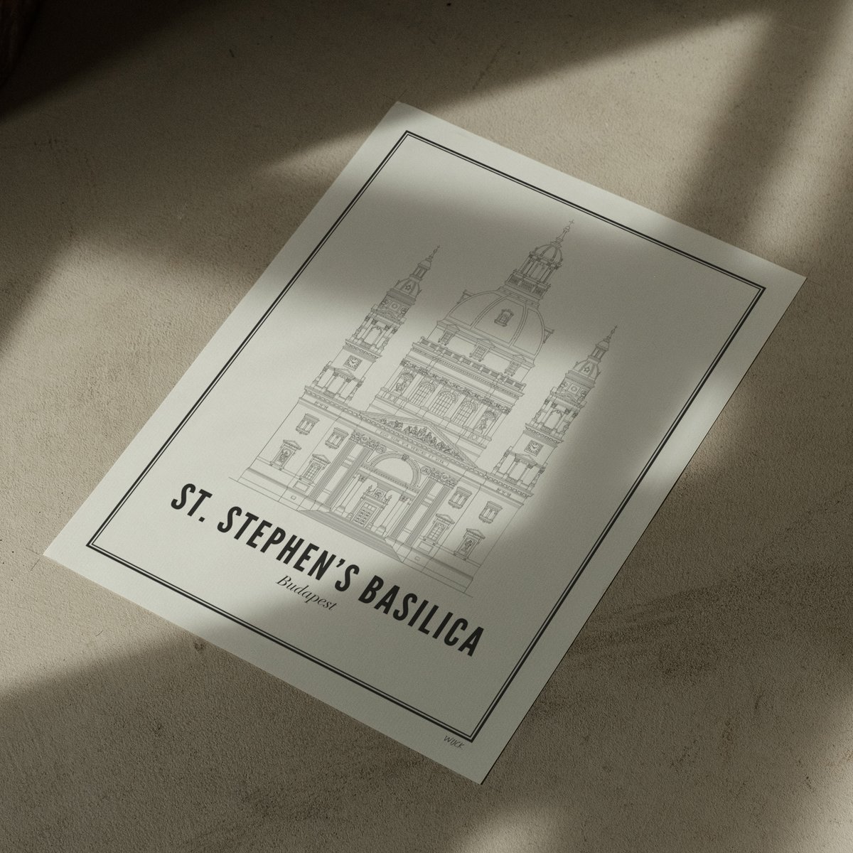 Poster van Boedapest - St. Stephen's Basilica | WIJCK. 